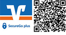 Service-Apps QR-Code zum Download der VR SecureGo plus App